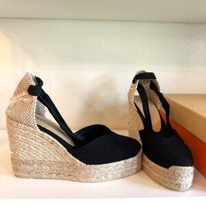 Castaner Chiara 80 Canvas Wedge Espadrille